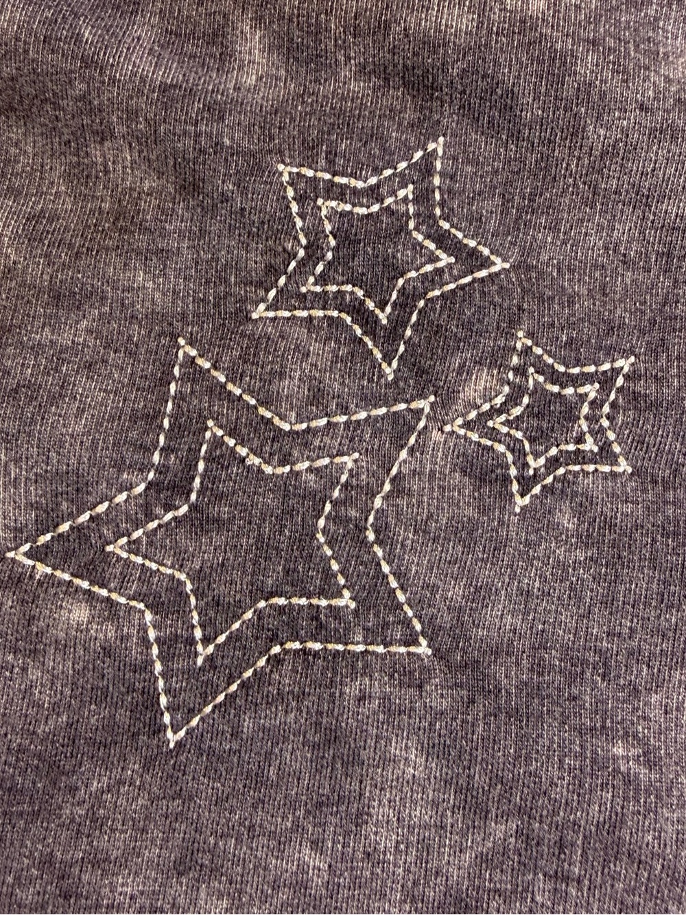 Jane & Delancey Gray Mineral Wash Sweatshirt with Embroidered Western Motifs - Picture 9 of 14